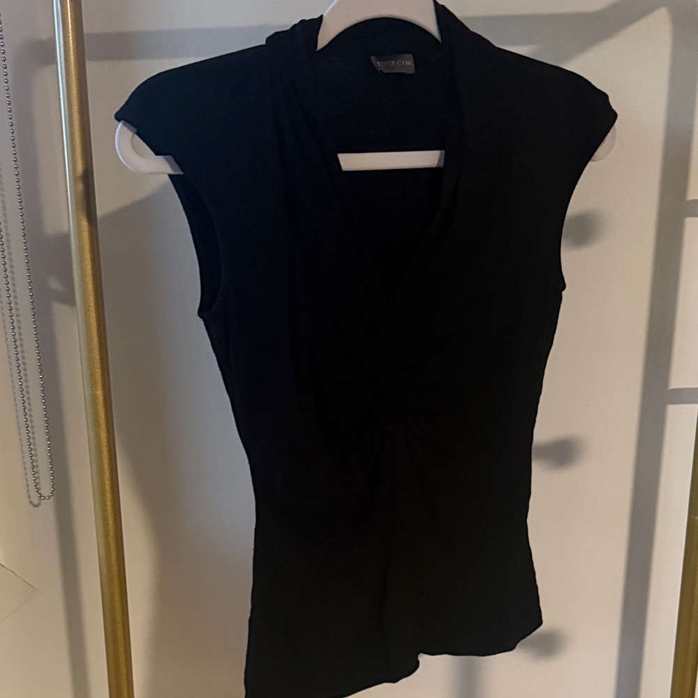 Vince Camuto Elegant Black Blouse